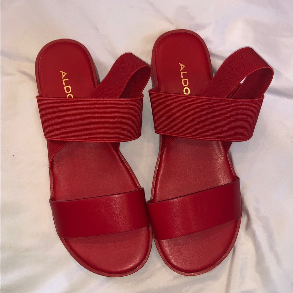 ALDO Seangwen sandal RED NWOT